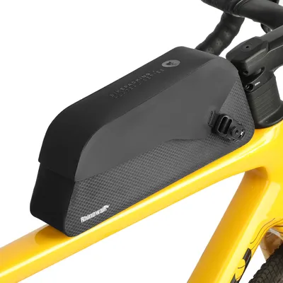 Productafbeelding van Waterdichte fietstas, 1,3 liter, met magnetische sluiting, driehoekig, geschikt voor mountainbikes en racefietsen