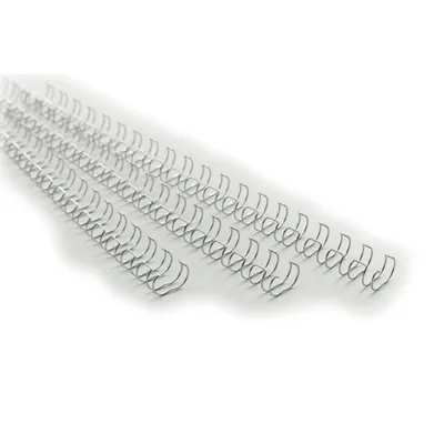 Obrázek produktu pro GBC Drahtbindercken WireBind, A4, 21 Ringe, 8 mm, silber