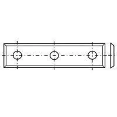 Immagine prodotto di 10 inserti standard indicizzabili con 4 taglienti 50x10x1,7x37mm T10MG