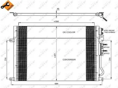 Image de Condensateur De Climatisation Jeep Cherokee 05-