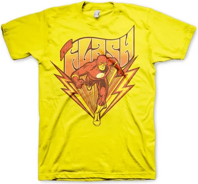 Produktbild von The Flash Classic T-Shirt - Large - Yellow