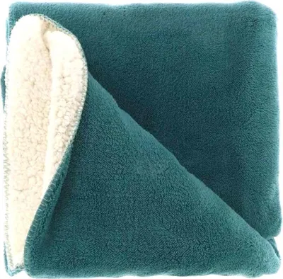 türkise Kuscheldecke