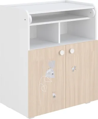 Produktbild von Wickelkomode 700 Shefa Kids, Amis, weiß-Pastell Eiche