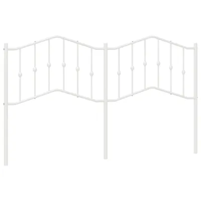 Zdjęcie produktu dla Metalowe Wezgłowie, Białe, 160 Cm Lumarko!