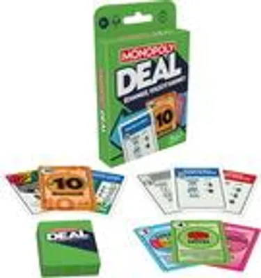 Immagine prodotto di Monopoly Deal, Carta, Simulazione economica, 8 anni, 15 minuti