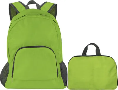 Produktbild von Reise Rucksack Faltbar City Tasche Handgepäck Camping Wandern Sporttasche leicht - Grün