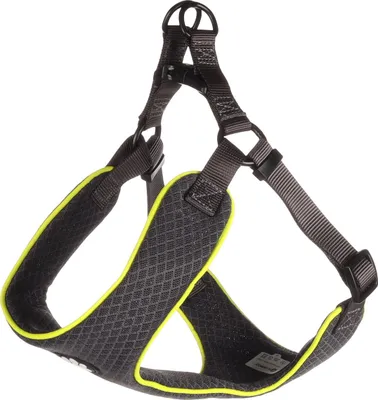 Image de Harnais Flamingo Step & Go Tasha gris, taille : M / largeur : 20 mm