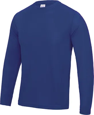 Obrázok produktu pre Just Cool JC002 | Herren Tričko s dlhým rukávom Cool Trainings - Farbe: Modrá - Veľkosť: 1,5 cm: MÓDNE TRIČKO - VEĽKOSŤ: XXL