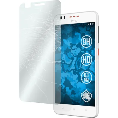 Produktbild von 1er-Pack PhoneNatic Glas-Folie klar  kompatibel mit HTC Desire 825 - Panzerglas für Desire 825