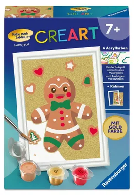 Produktbild von CreArt, Malen nach Zahlen Kinder - Lebkuchenmann