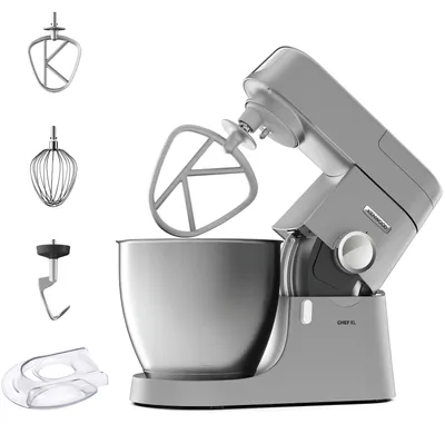 Zdjęcie produktu dla Kenwood Chef XL, Mikser stojący, Srebrny, 6,7 l, Obrotowy, 1,5 l, Metal