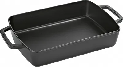 Image de STAUB Plat à four new Classic fonte 30x20cm noir
