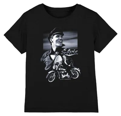 Imagen del producto de Camiseta de Elvis Presley para niños, modelo TV33495 (128), color