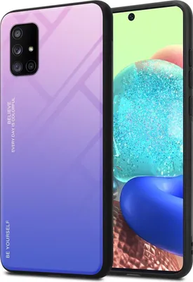 Produktbild von Cadorabo Hülle für Samsung Galaxy A71 5G Schutz Hülle in Schwarz Handyhülle TPU Etui Cover Case Tempered Glas
