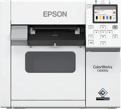 Produktbild von Epson ColorWorks CW-C4000E (BK) - Etikettendrucker - Farbe - Tintenstrahl - Rolle (10,2 cm)