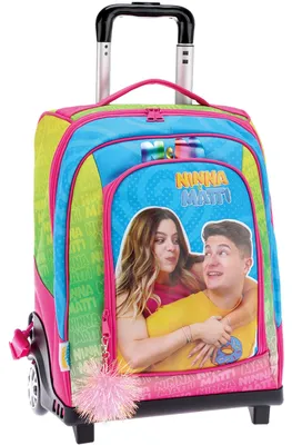 Image de Trolley enfant sac à dos avec roues et poignée télescopique
