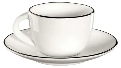 Produktbild von Espressotasse mit Untertasse 0,07 l weiß