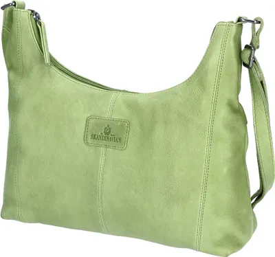 Produktbild von The Skandinavian Brand Leder Umhängetasche  Green : grün-40 Farbsortierung: grün-40