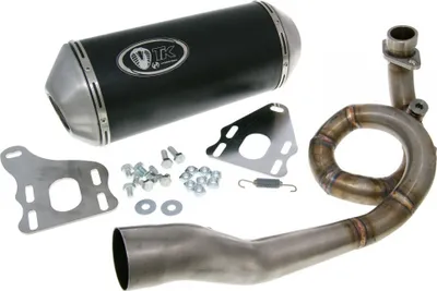 Produktbild von TurboKit Auspuff GMax 4T mit Zulassung kompatibel mit Vespa GTS, LX, LXV 125, 150 4T