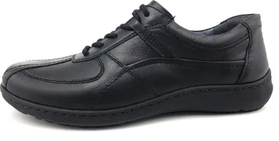Image de Waldläufer Herwig Chaussures pour hommes Chaussures à lacets Noir Loisirs, Taille:EUR 44 | UK 9.5
