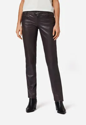 Produktbild von Triston Damen Lederhose von Ricano – Braun / S