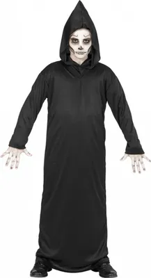Produktbild von Grim Reaper Kinderkostüm als Sensenmann Verkleidung Größe: L