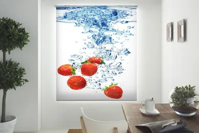 Digital-Rollo 130x180 cm, halbtransparent, bedruckt, Polyester