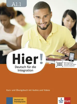Produktbild von Hier! A1.1. Kurs/Übungsbuch mit Audios und Videos