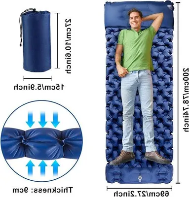 Produktbild von Famanu Luftmatratze für Camping und Strand - Selbstaufblasend, Ultraleicht, Wasserfest