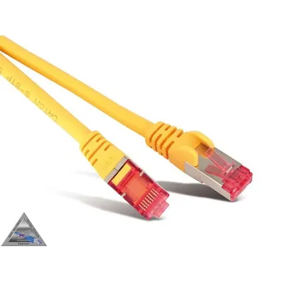 Immagine prodotto di Cavo patch cat6A S/FTP PIMF Giallo senza alogeni 5m