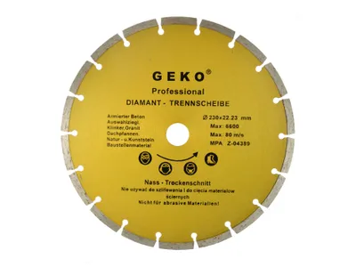 Image de Disque diamanté SEGMENT 230 mm x 8 mm x 22,2 mm 09111