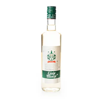 Produktbild von Lütje Minze Pfefferminz Likör mit der Frische der Minze 700ml