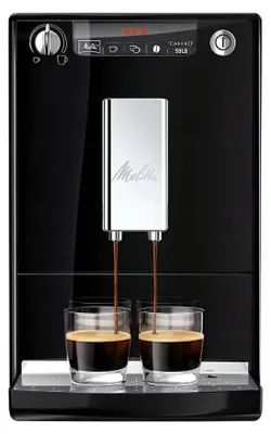 Produktbild von Melitta CAFFEO SOLO, Espressomaschine, 1,2 l, Kaffeebohnen, Eingebautes Mahlwerk, 1400 W, Schwarz