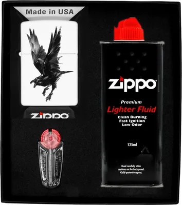 Produktbild von ZIPPO Feuerzeug-Set RAVEN DESIGN Geschenk No1