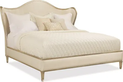 Produktbild von Luxus Klassisch Betten Königliches Stoff Bett Palast Hotel Doppelbett 180x200