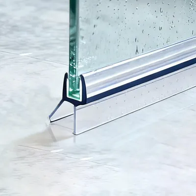 Image de Joint d'étanchéité pour portes de douche, 2 x 50 cm, imperméable, protège contre les éclaboussures
