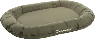 Produktbild von Flamingo Hundekissen Dreambay oval olivgrün, Maße: 100 x 75 x 15 cm
