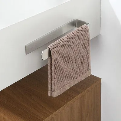 Productafbeelding van Geborstelde Wandmontage Handdoekhouder van Roestvrij Staal