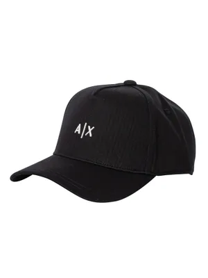 Produktbild von Armani Exchange Logo-Baseballmütze, Schwarz One Size