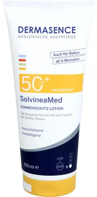 Produktbild von DERMASENCE SolvineaMed Sonnenschutz-Lotion LSF 50+ leichte und schnell einziehende Textur, 200 ml Lotion