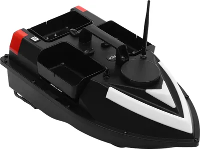Produktbild von GPS Futterboot - RC Köderboot - Reichweite 500 m - LED Nachtangeln - ABS Material - Schwarz