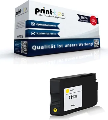 Produktbild von Kompatible Tintenpatrone für HP DesignJet T52036Inch T520Series CZ132A 7111 Gelb Yellow - Office Quantum Serie