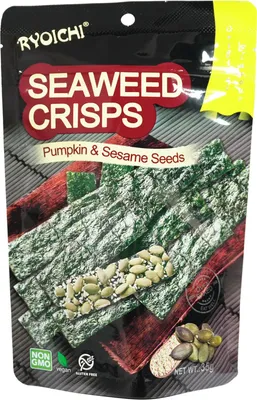 Produktbild von Seetang Snack mit Kürbis und Sesam Samen 35g
