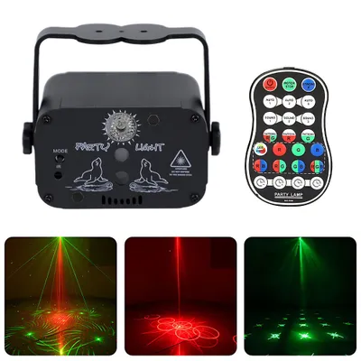 Produktbild von Discolicht Partylicht LED Bühnenprojektor Party Disco Lichter Karaoke Hochzeit Geburtstag