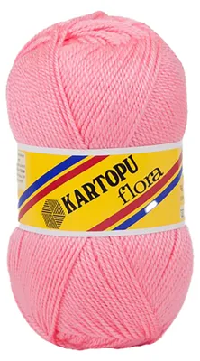 100g Strick-Häkel-Garn KARTOPU FLORA K792 hellpink