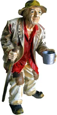 Image de Figurine de mendiant design Statue sculpture Figurines Décoration 5623 Nouveau