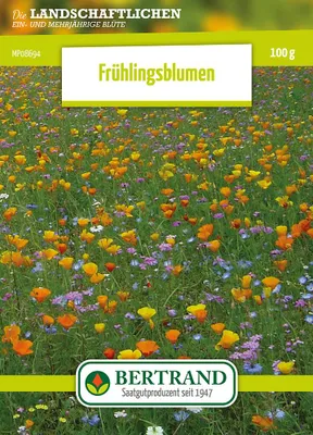 Artikelbild 1 von 'Blumenwiese Frühlingsblumen (100 g)' aus der Kategorie Blumensamenmischung