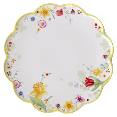 Zdjęcie produktu dla Talerz do ciast "Spring Awakening" firmy Villeroy & Boch, żółty i zielony, numer katalogowy 1486382200, kod EAN 4003686325517