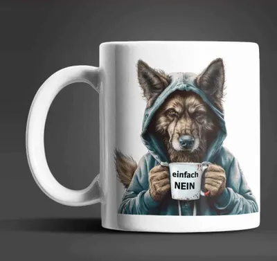 Produktbild von Hund Schäferhund witzige Keramik Kaffeetasse Teetasse Tasse Geschenke