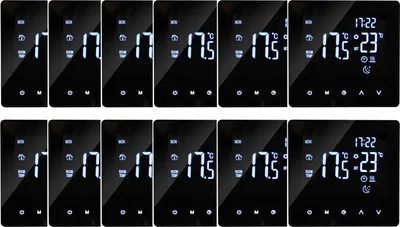 Produktbild von 10X Smart Thermostat 3A Raumthermostat Wasserheizungsgeräte Fußbodenheizung, Touchscreen LCD-Display, programmierbare Untergrundheizung